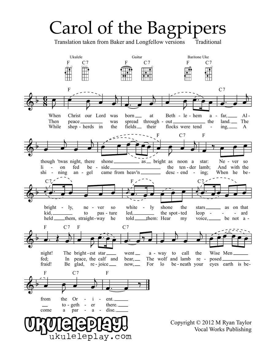 The Two Chord Christmas Songbook Small Ensemble scores gallery preview page 5