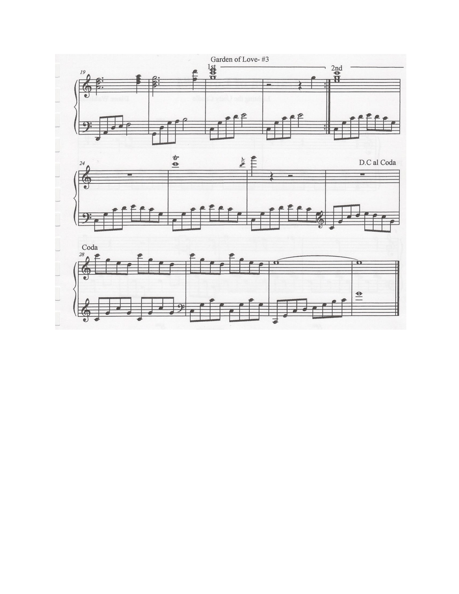 Garden of Love Piano Solo scores gallery preview page 6