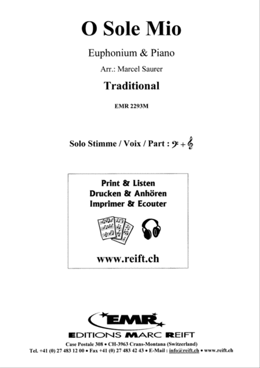 O Sole Mio Euphonium scores gallery preview page 2