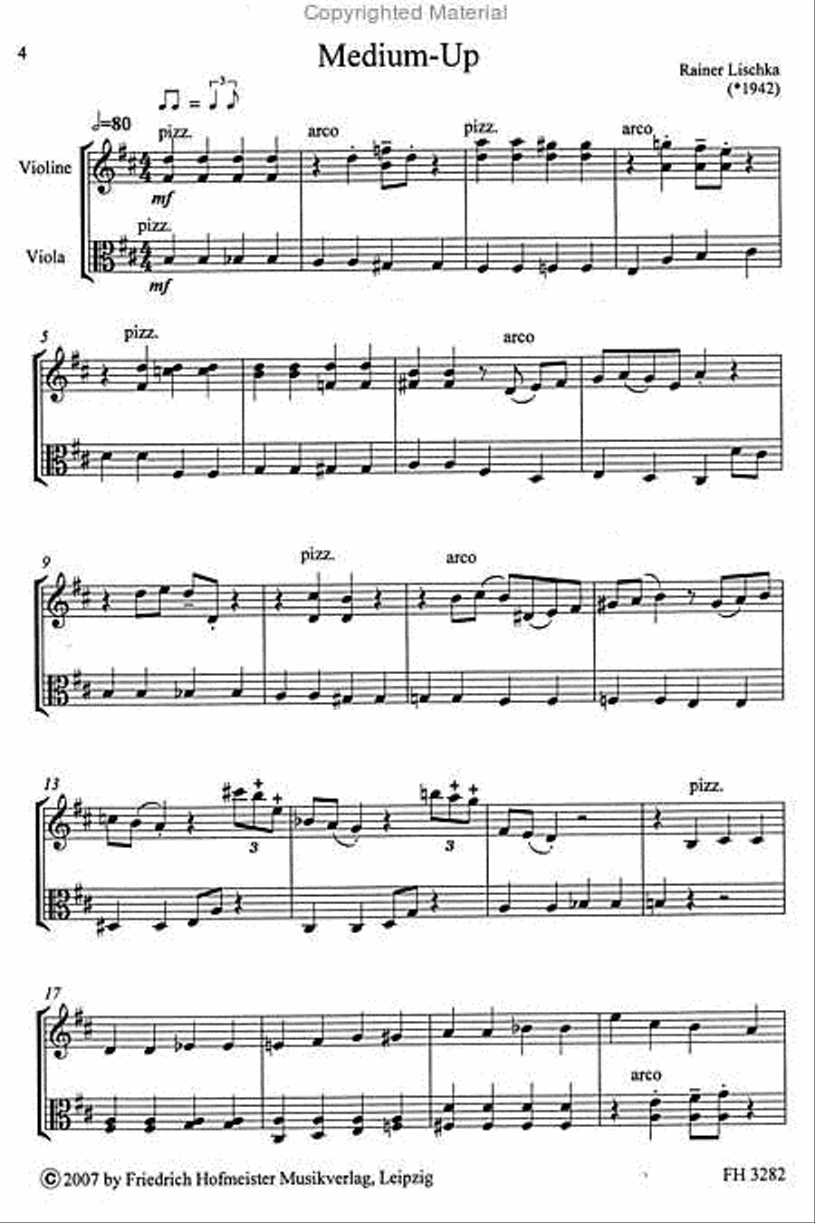3 jazzige Duos Viola scores gallery preview page 2
