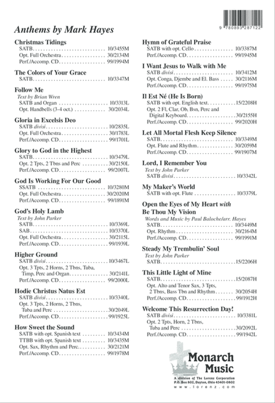 Send the Light 4-Part scores gallery preview page 17