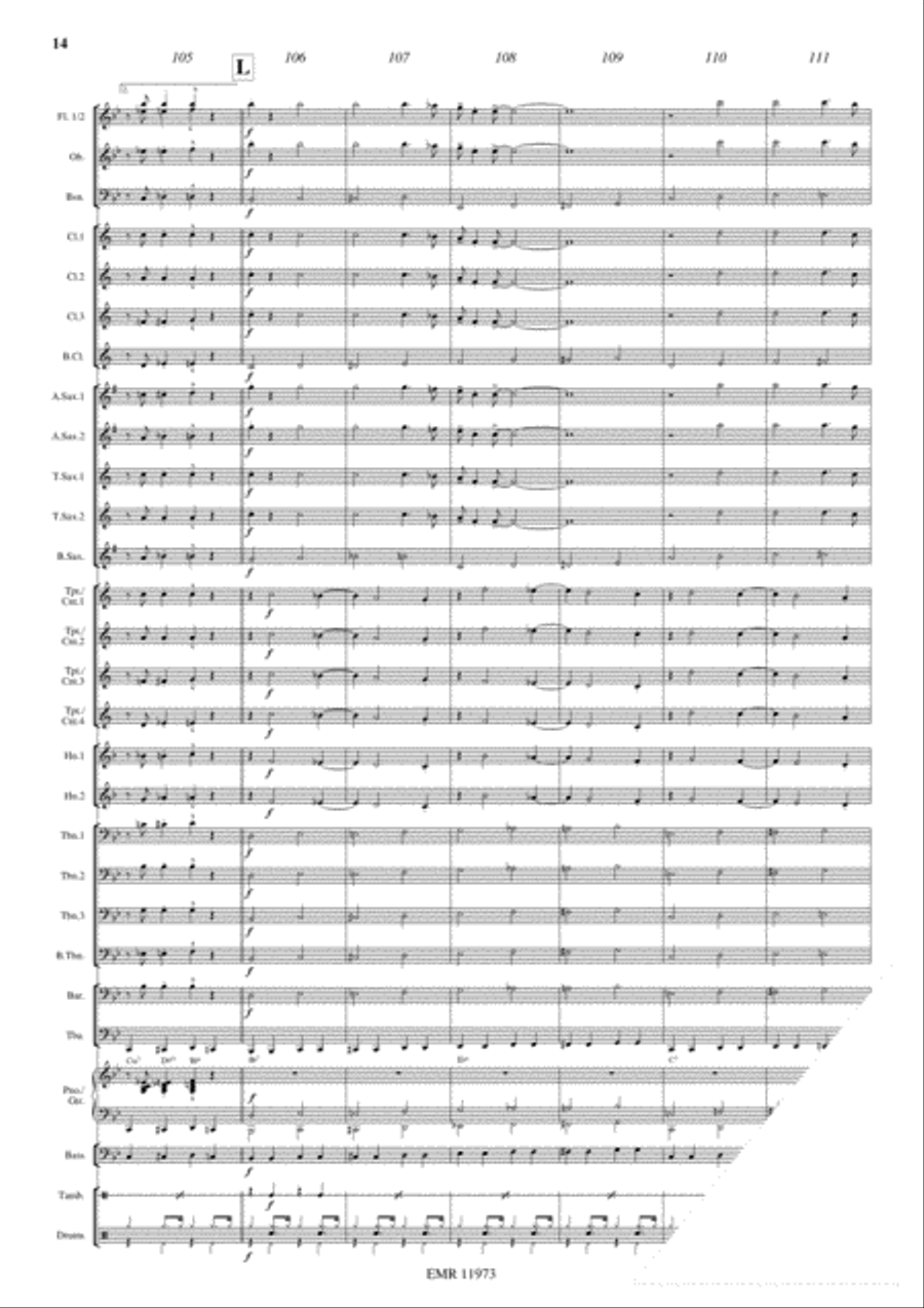 Jumpin' At The Woodside Jumpin' At The Woodside Concert Band scores gallery preview page 14