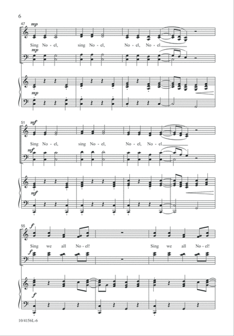 Noel Festival Noel Festival 4-Part scores gallery preview page 6