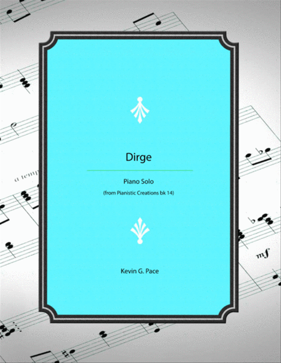Dirge - original piano solo Piano Solo scores gallery preview page 1