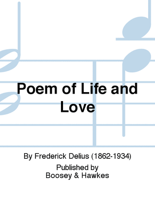 Book cover for Poem of Life and Love