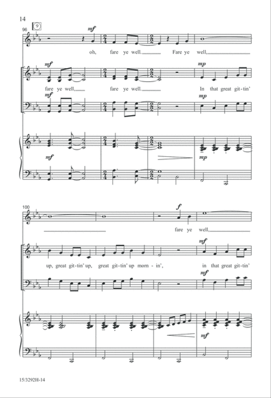 In That Great Gittin' Up Mornin' 4-Part scores gallery preview page 14