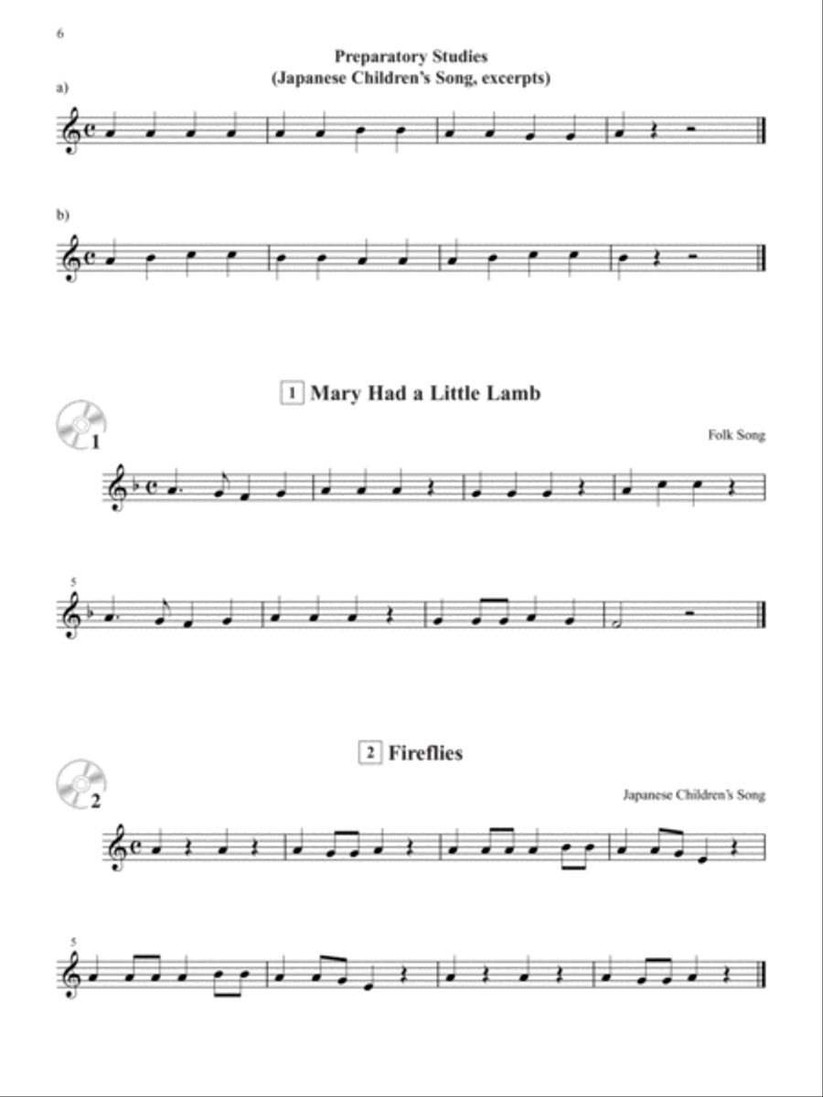 Suzuki Flute School, Volume 1 Flute scores gallery preview page 3