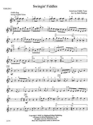 Swingin' Fiddles: 1st Violin