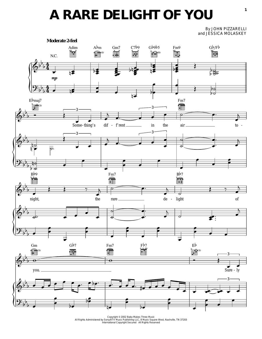 A Rare Delight Of You A Rare Delight Of You Guitar scores gallery preview page 1