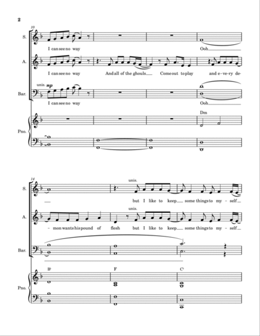 Shake It Out Shake It Out 3-Part scores gallery preview page 2
