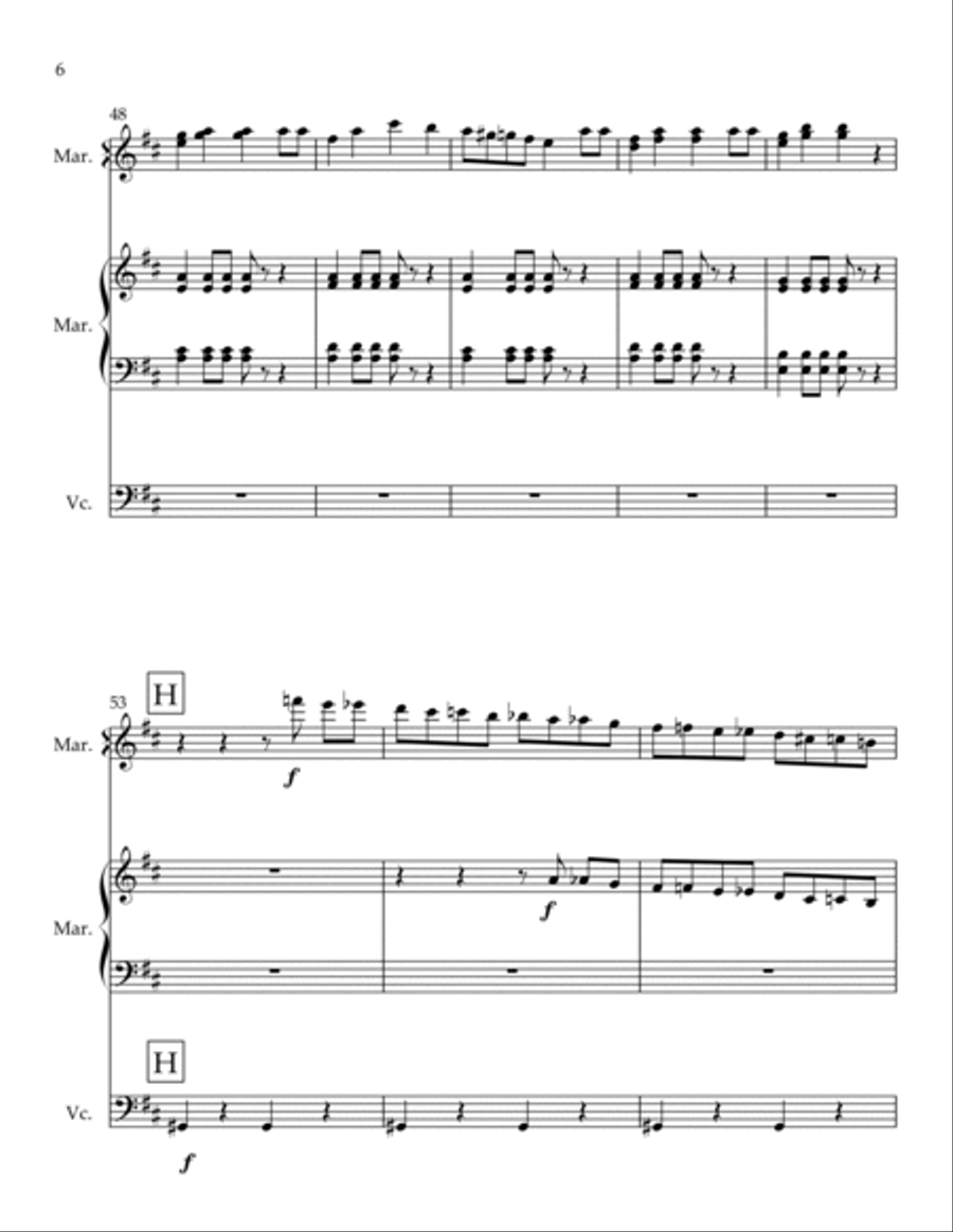 Parade of the Wooden Soldiers Chamber Music scores gallery preview page 6