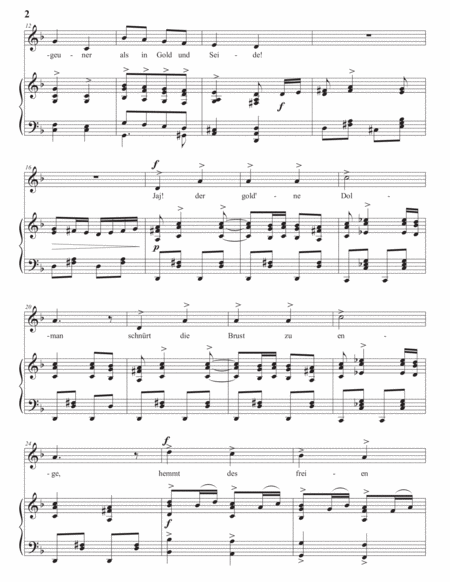 DVORÁK: In dem weiten, breiten, luft'gen, Op. 55 no. 6 (transposed to F major)