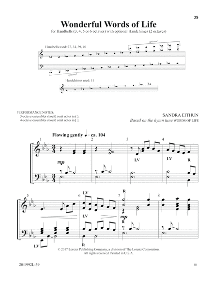 Hymns We Love to Ring 5-Octaves scores gallery preview page 28