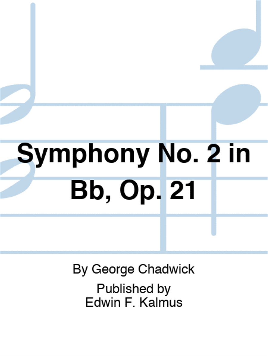Symphony No. 2 in Bb, Op. 21 Orchestra scores gallery preview page 1