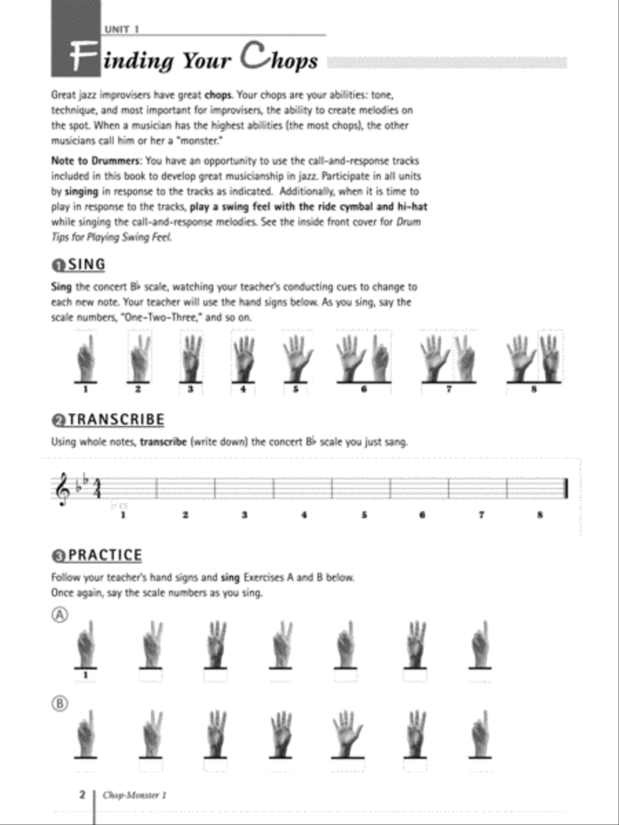Chop-Monster, Book 1 Jazz Ensemble scores gallery preview page 3