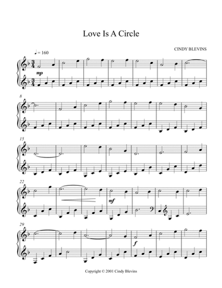 Love Is A Circle, original solo for double-strung harp image number null