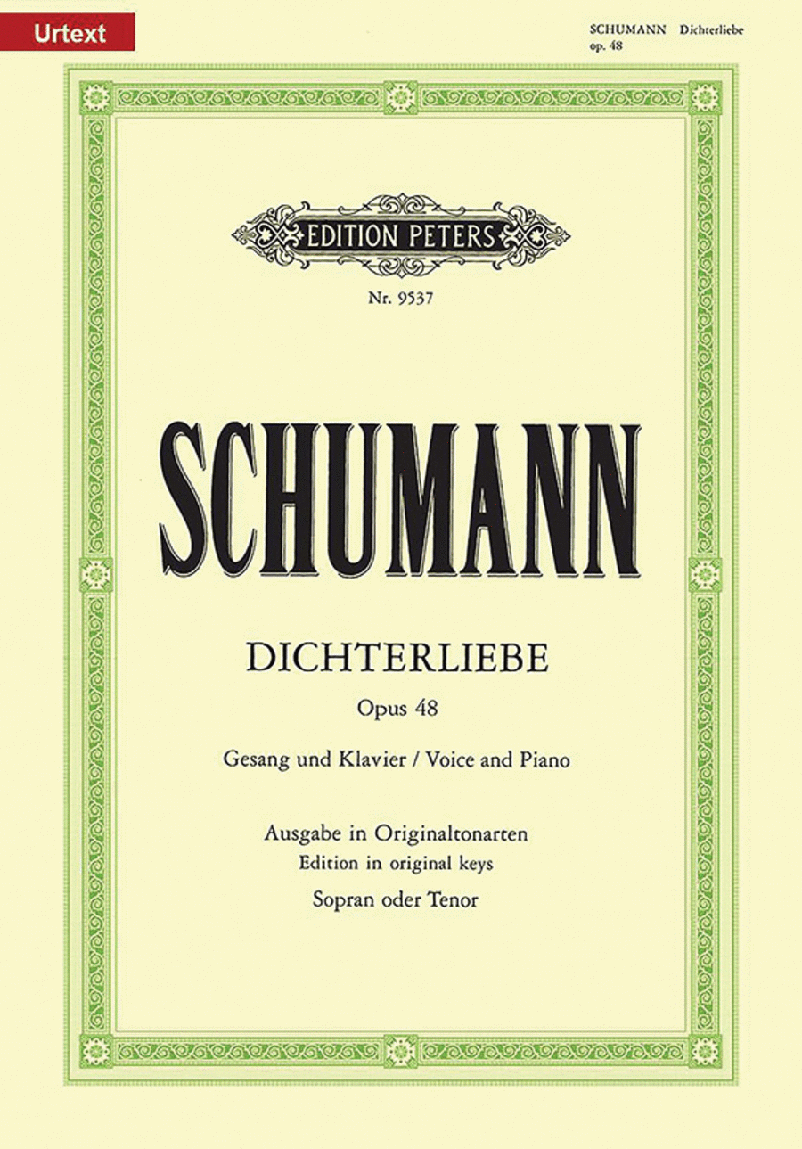 Robert Schumann: Dichterliebe, Op. 48 - High Voice and Piano