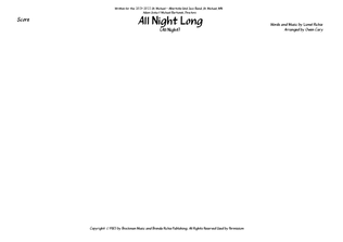 Book cover for All Night Long (all Night)
