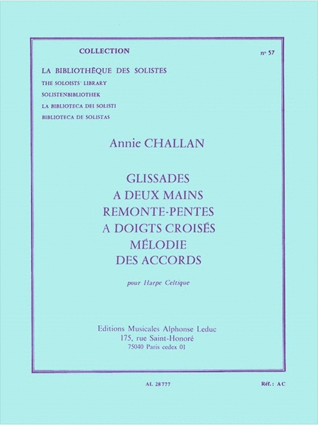 Challan Glissades 2 Mains Remonte Pen Tes Dgts Croises Lm057 Harp Book