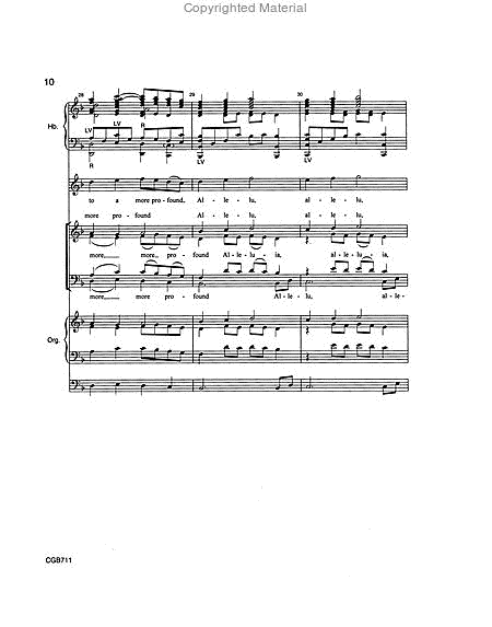 When in Our Music God Is Glorified - Full Score image number null