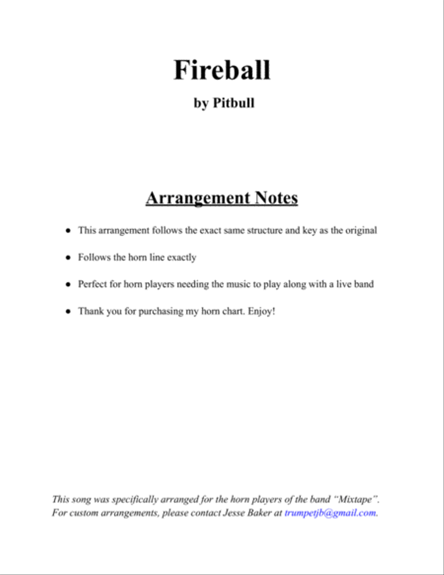Fireball Tenor Saxophone scores gallery preview page 2