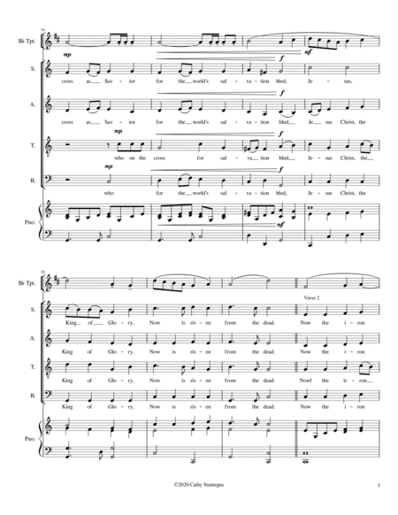 Alleluia! Alleluia! - (melody is Ode to Joy) - SATB Choir, Optional Bb Trumpet, Keyboard Acc. image number null