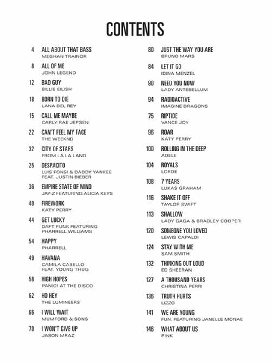 Easy Guitar Sheet Music 2010-2019 Electric Guitar scores gallery preview page 3