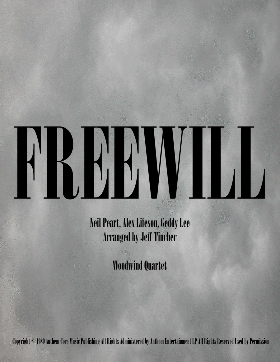 Freewill Freewill Woodwind Quartet scores gallery preview page 1