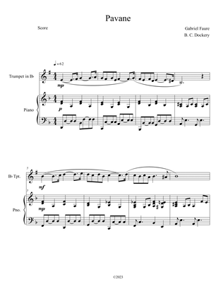 Pavane (Trumpet Solo with Piano Accompaniment)