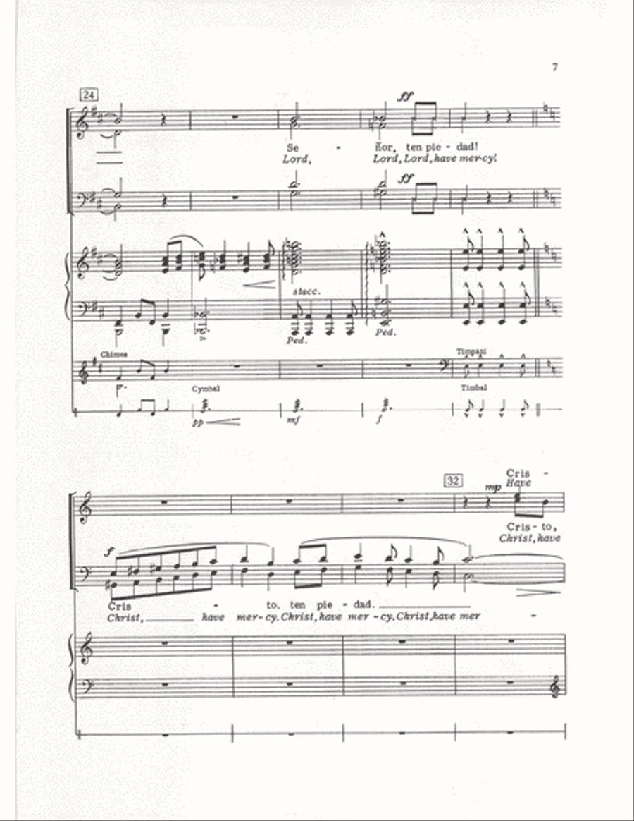The Cuban Mass (Vocal Score) 4-Part scores gallery preview page 4