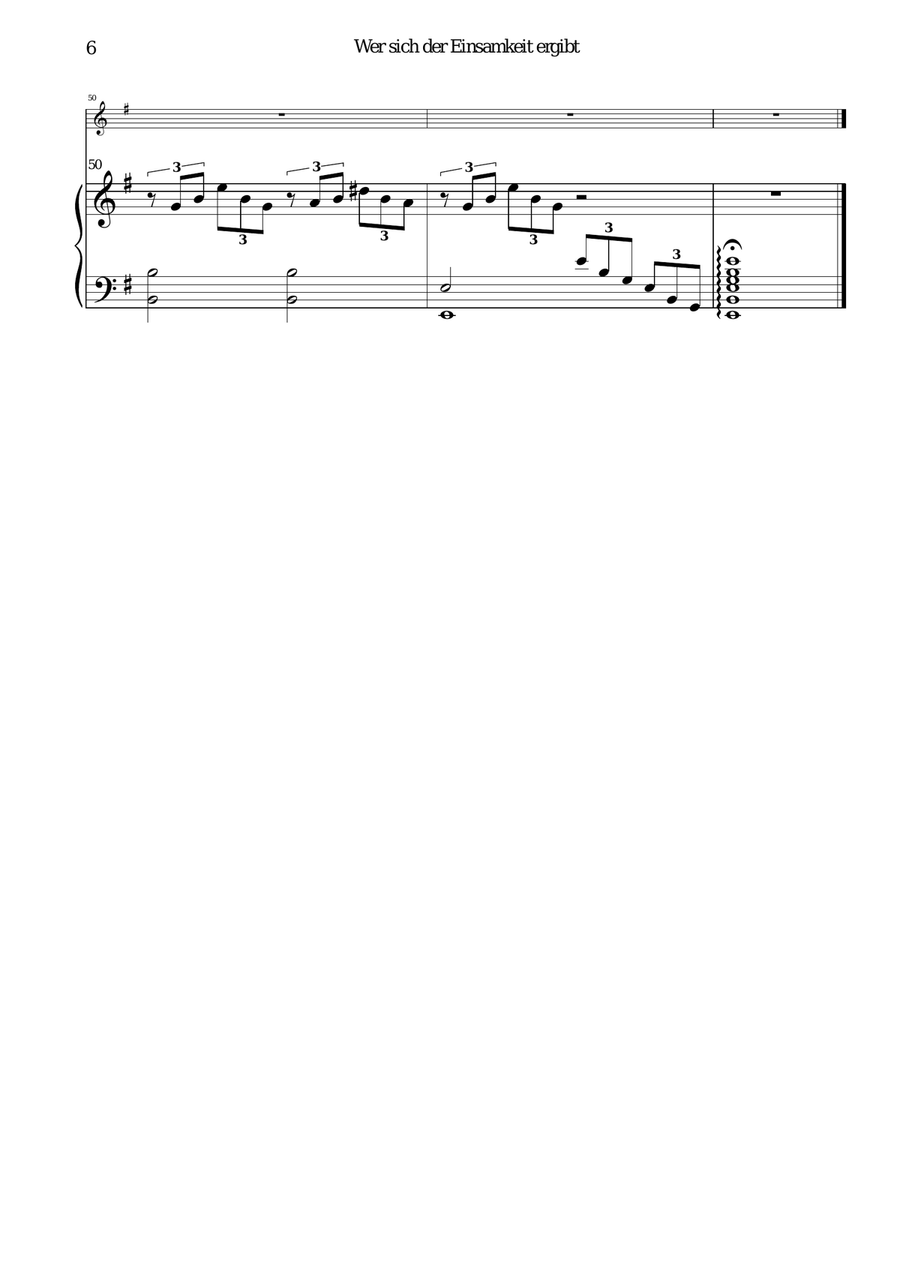 Gesänge des Harfners (Songs of the Harpist) for flute and piano Flute Solo scores gallery preview page 6
