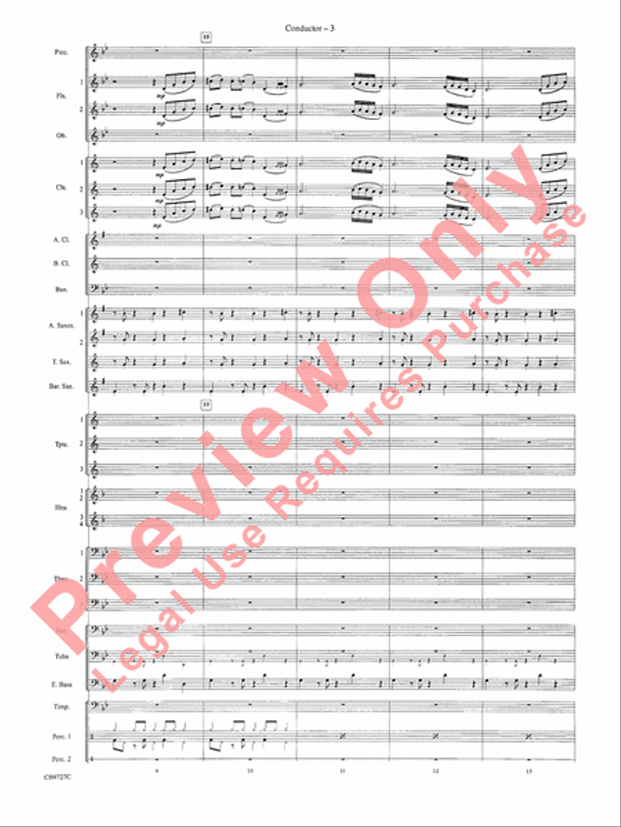 Dave Brubeck: It's About Time Concert Band scores gallery preview page 6
