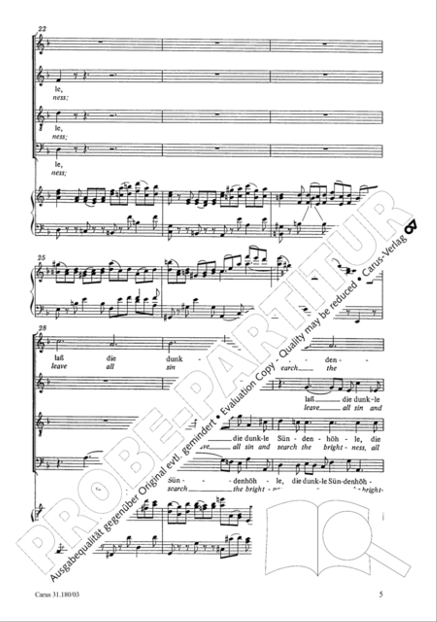 Lift, my soul, the veil of darkness 4-Part scores gallery preview page 6
