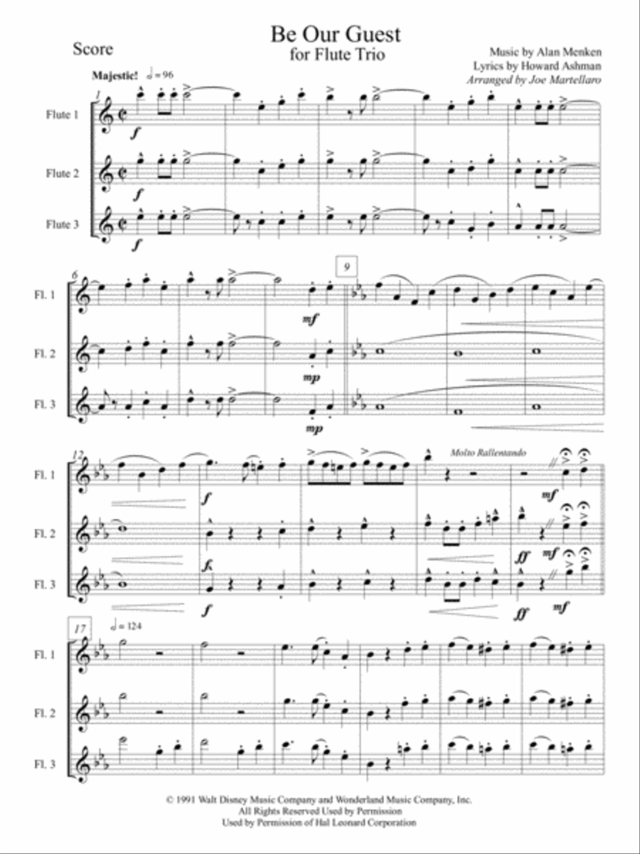 Be My Guest Woodwind Trio scores gallery preview page 2