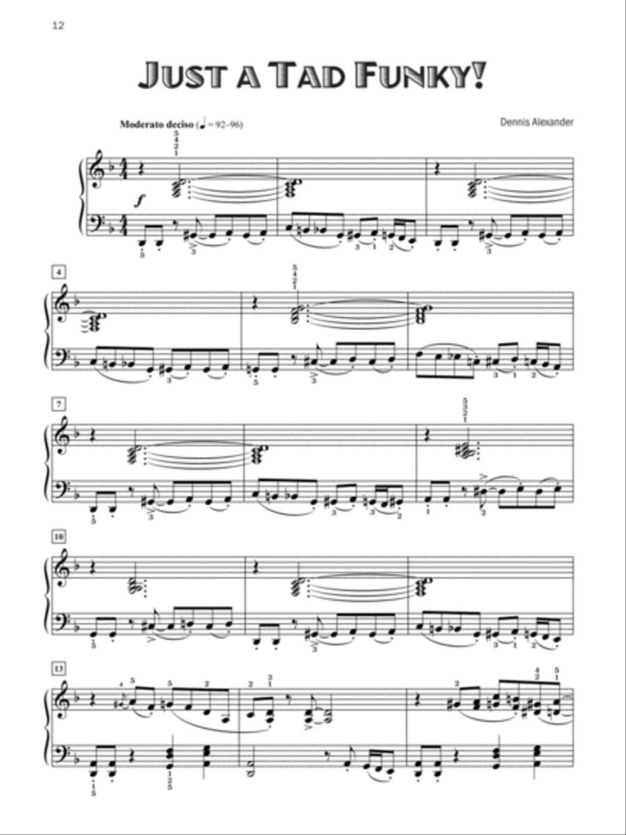Five-Star Solos, Book 5 Piano Solo scores gallery preview page 4