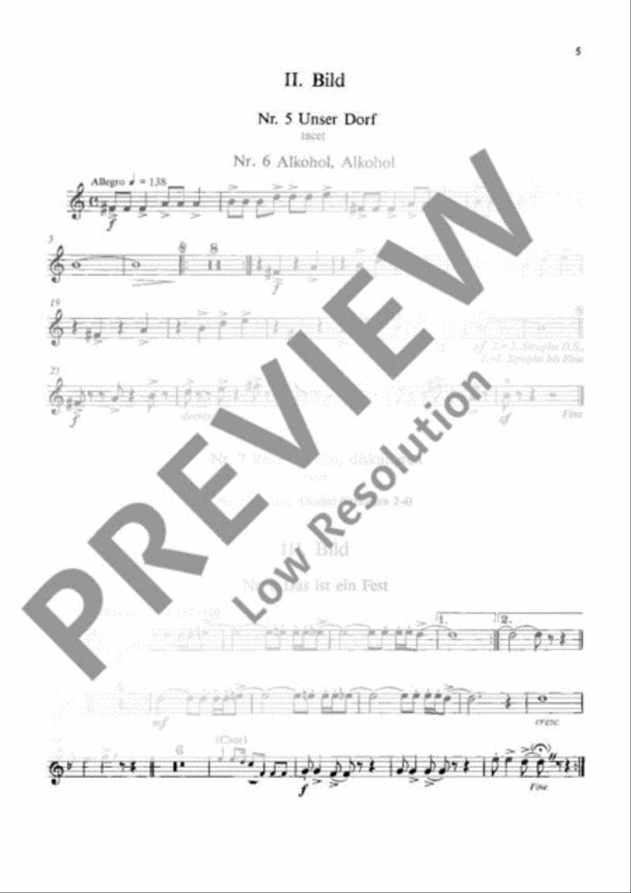 Frieden auf dieser Welt B-Flat Trumpet scores gallery preview page 6