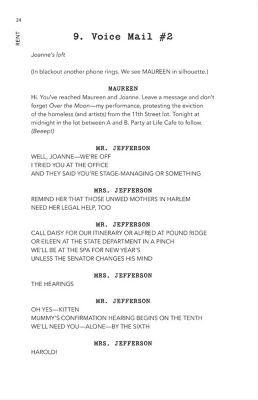 Rent - Rehearsal Tracks CD CD scores gallery preview page 6