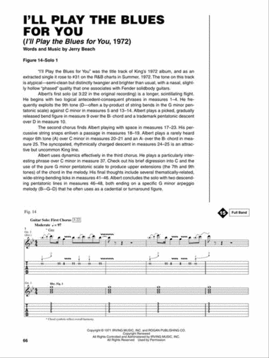 The Essential Albert King Electric Guitar scores gallery preview page 7