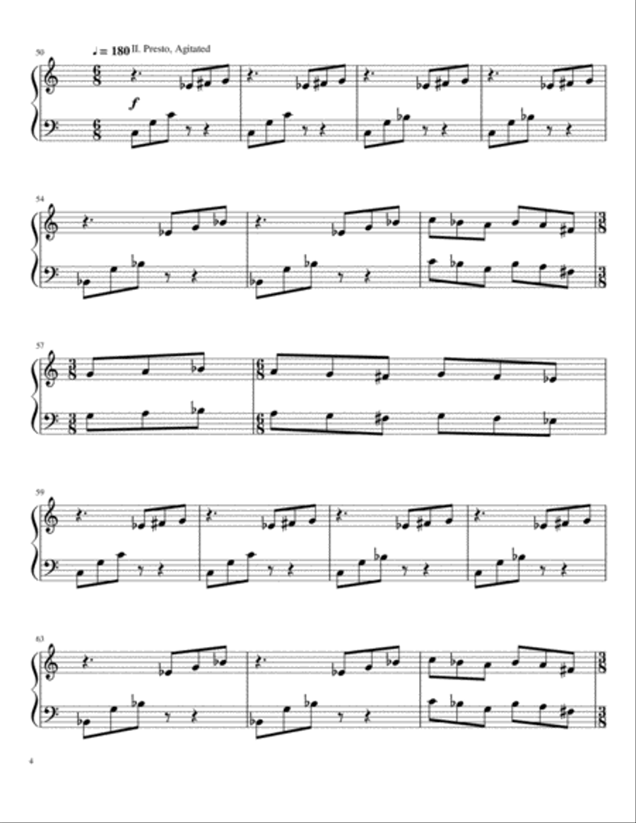 Two Preludes Piano Solo scores gallery preview page 4
