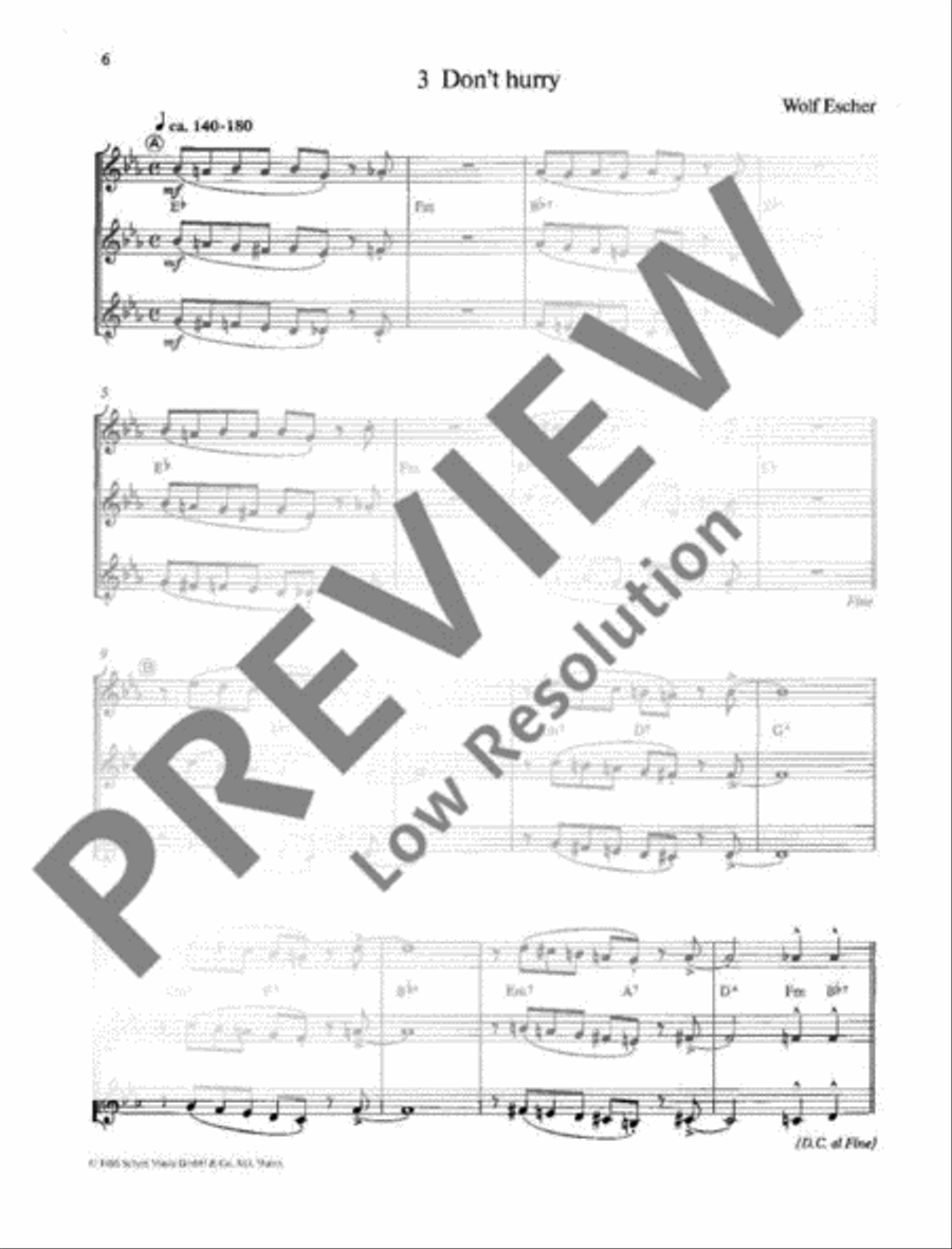 20 Jazz-Trios 20 Jazz-Trios B-Flat Trumpet scores gallery preview page 7
