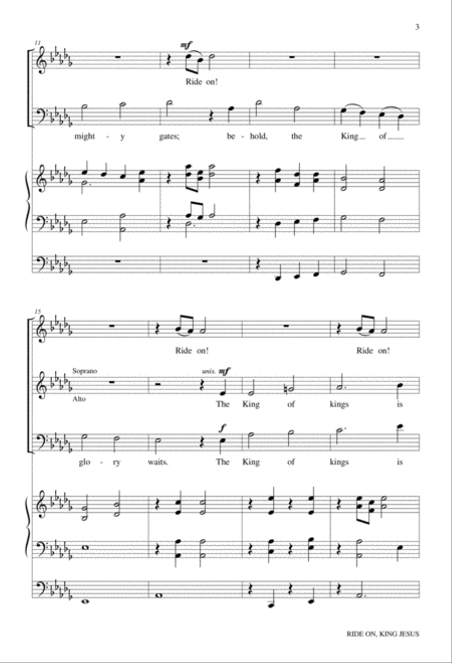 Palm Sunday Palm Sunday 4-Part scores gallery preview page 3