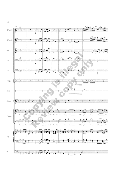 Joy to the World (Brass Quintet Score)