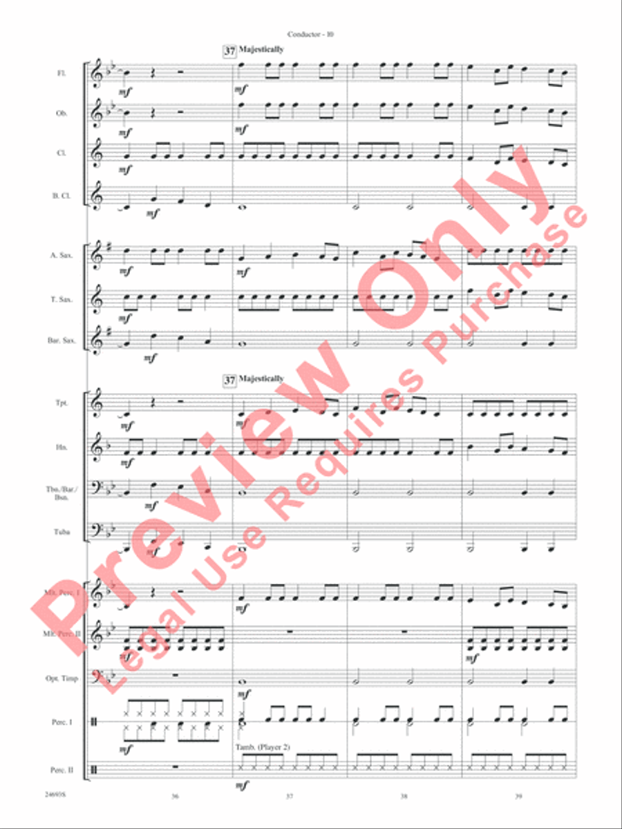 To a Skylark To a Skylark Concert Band scores gallery preview page 13