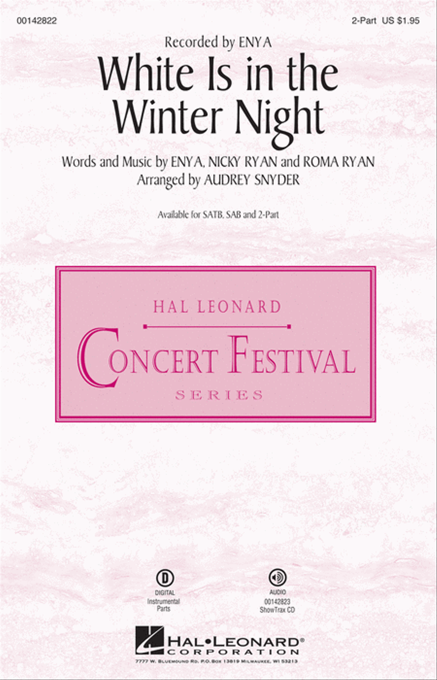 White Is in the Winter Night 2-Part scores gallery preview page 1