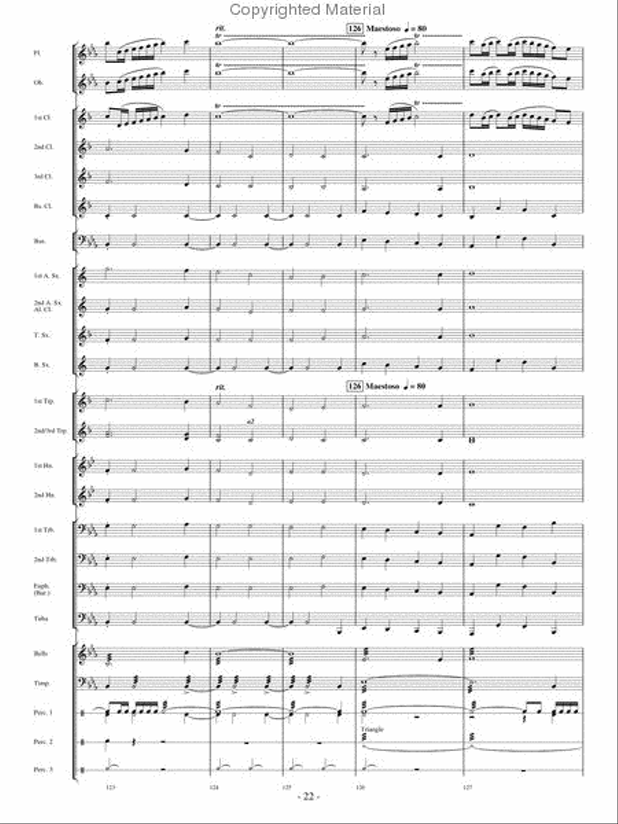 Spirit of the Pioneers Concert Band scores gallery preview page 21