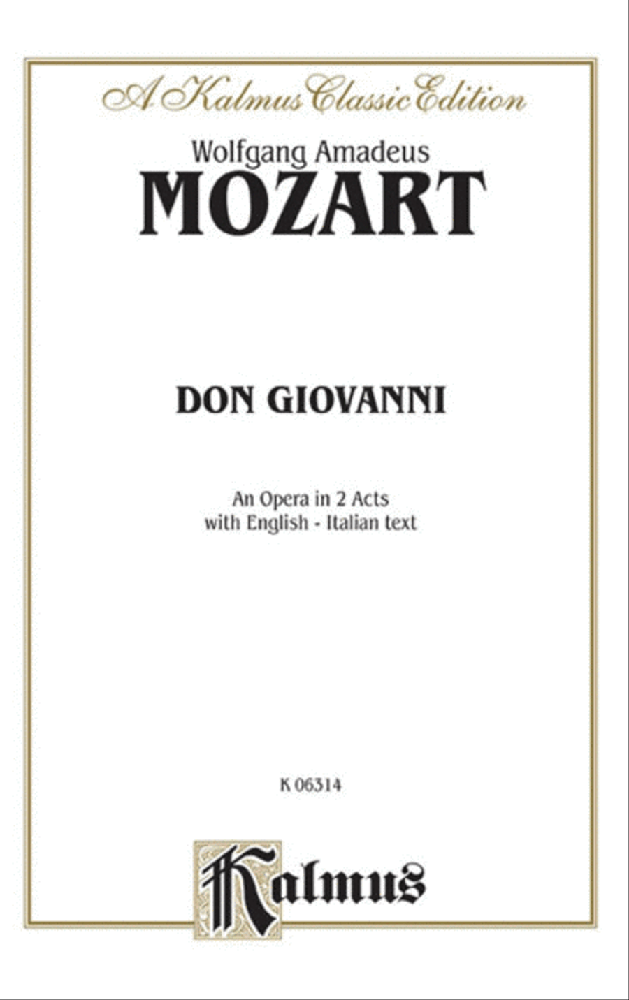 Don Giovanni Voice scores gallery preview page 1