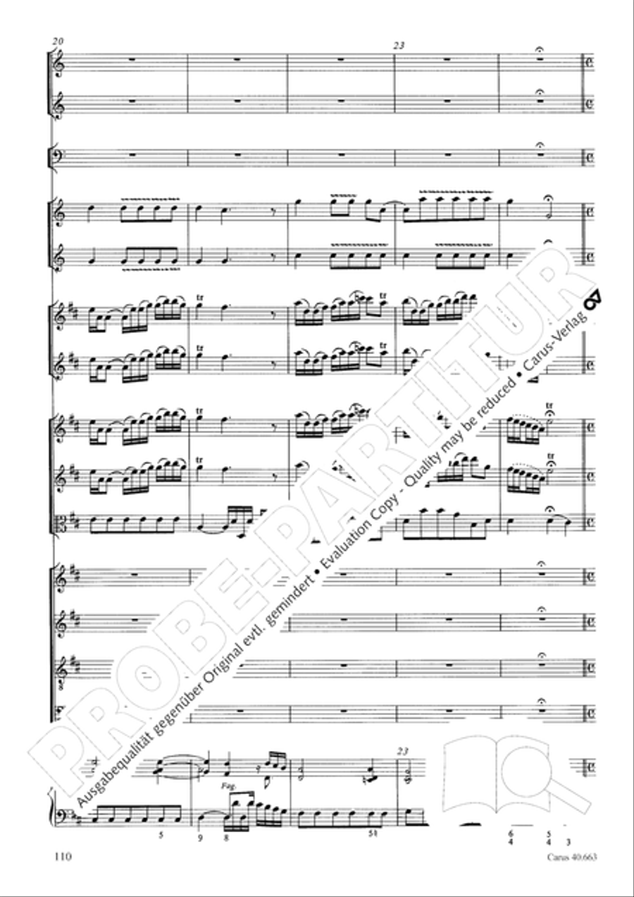 Mass in D minor (Missa in d) ATB scores gallery preview page 126
