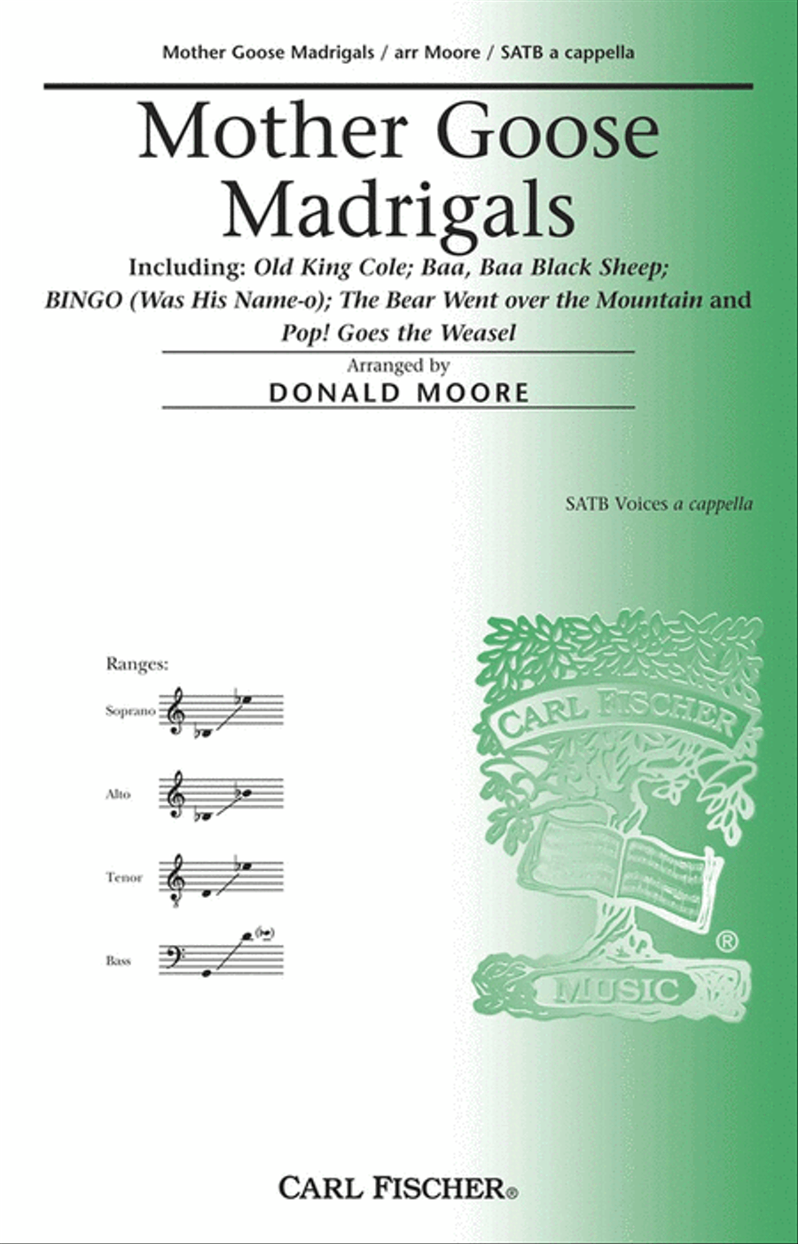Mother Goose Madrigals 4-Part scores gallery preview page 1