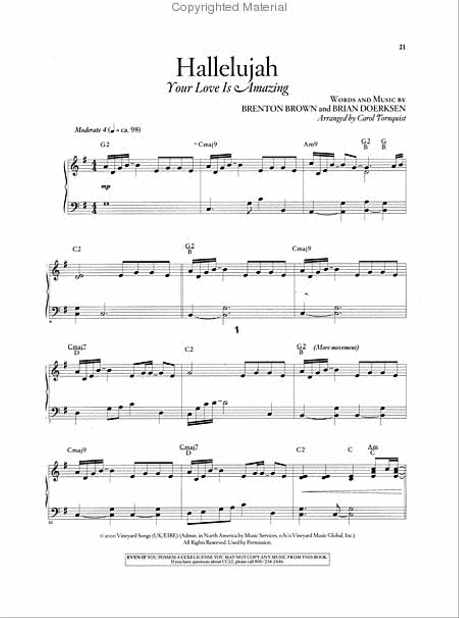 25 Top P&W Songs For Solo Piano V3 - Piano Folio Piano Solo scores gallery preview page 4