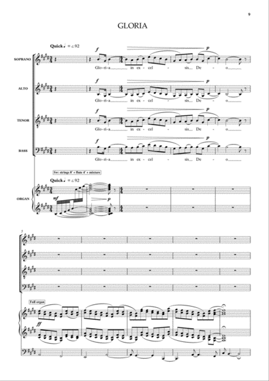 Missa Sanctae Margaretae Missa Sanctae Margaretae 4-Part scores gallery preview page 2